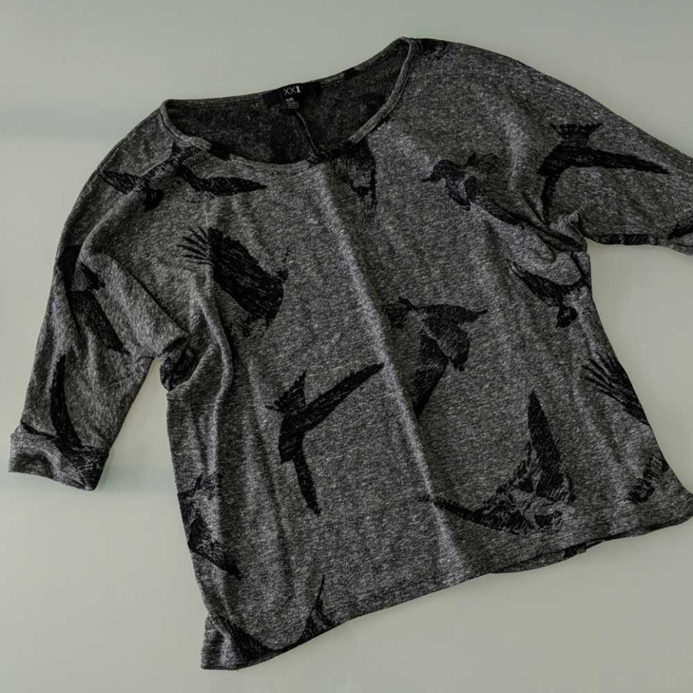 XXI (Forever 21) Boxy Dolman Sleeve Top